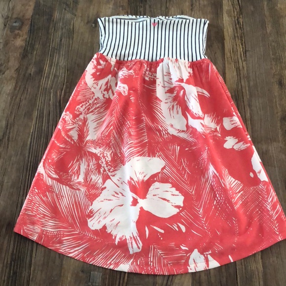 Roxy Savage 2 Rose Print Strapless Tube Dress - Picture 2 of 4